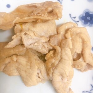 シンプル★豚肉の薄味タレ炒め